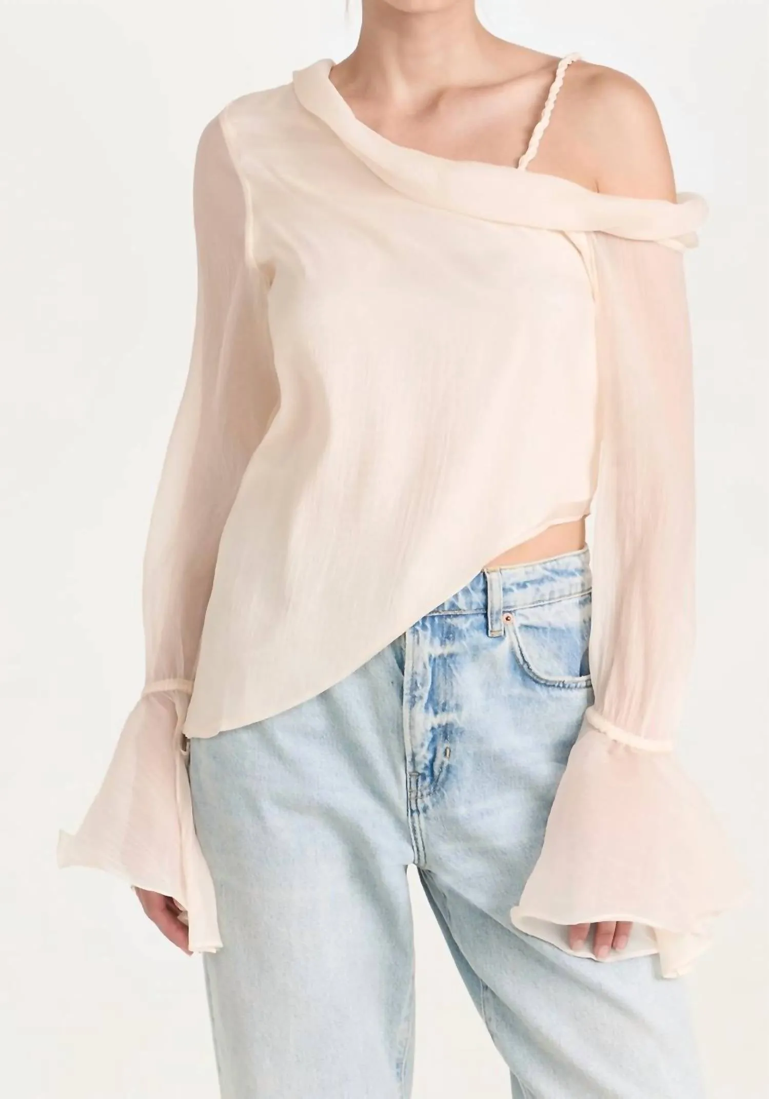 Aje. - Edith Draped Top