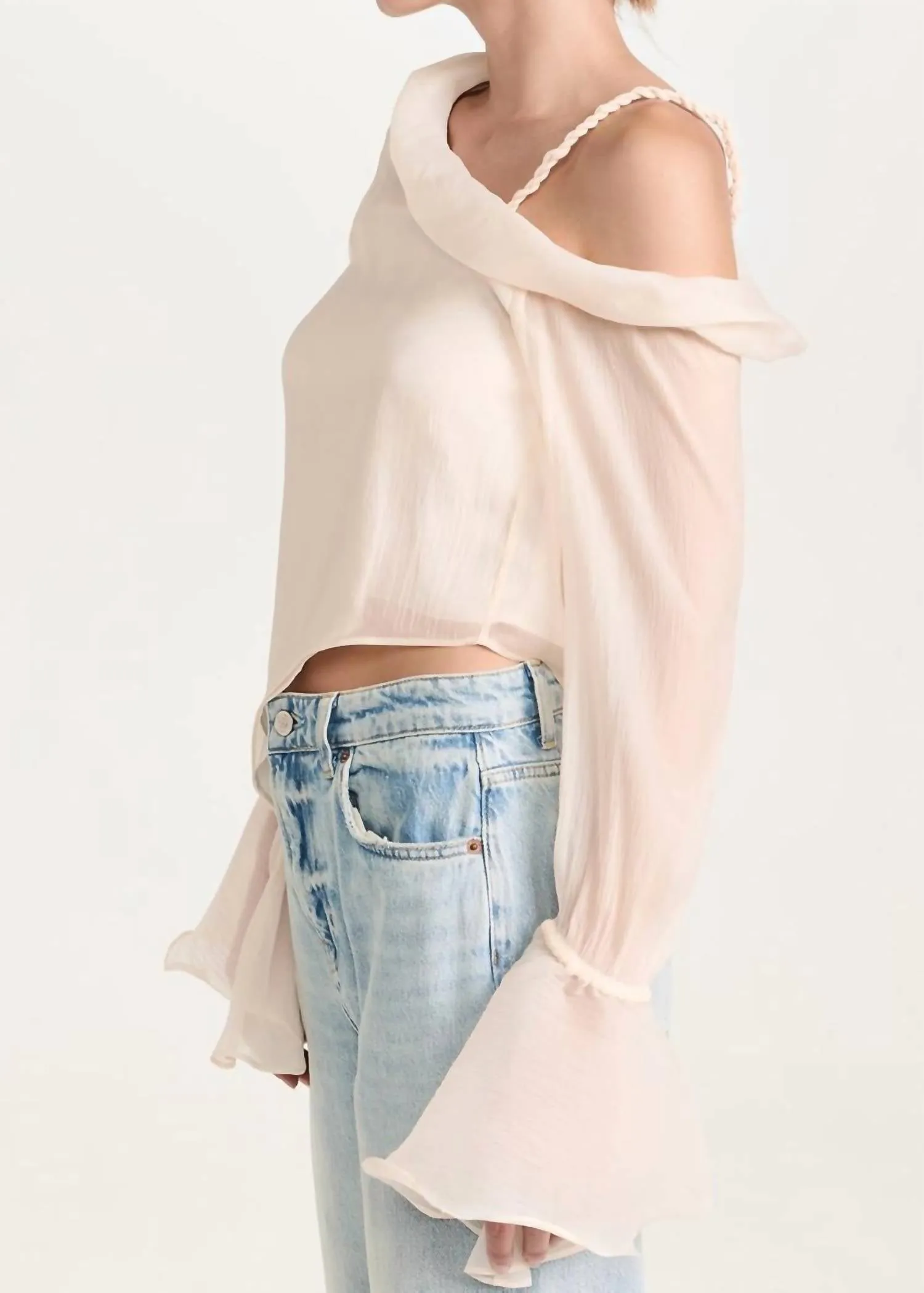 Aje. - Edith Draped Top