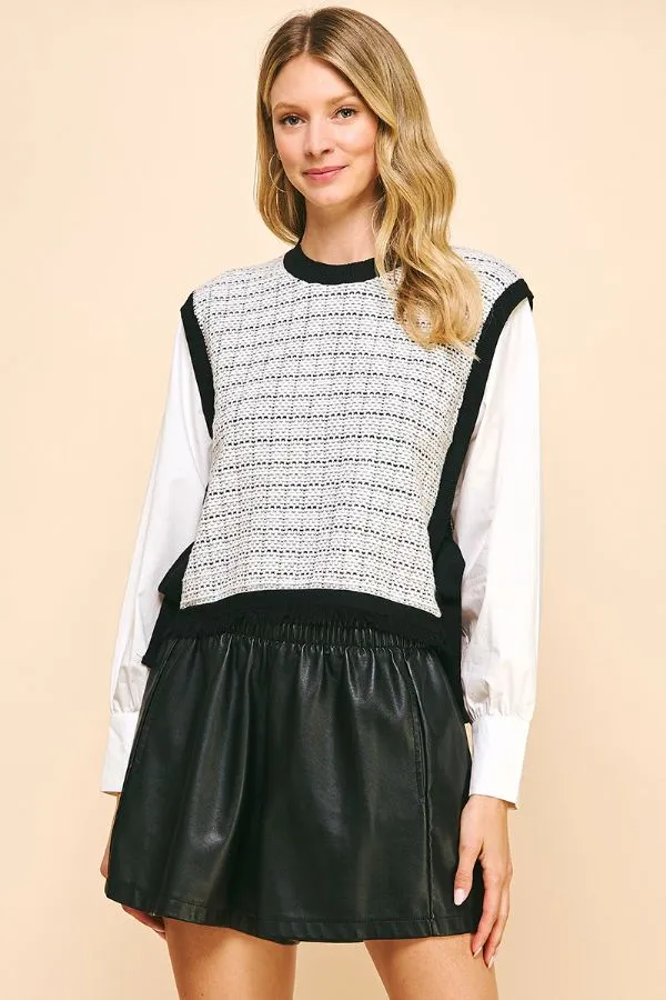 Carmen Sweater Blouse - FINAL SALE