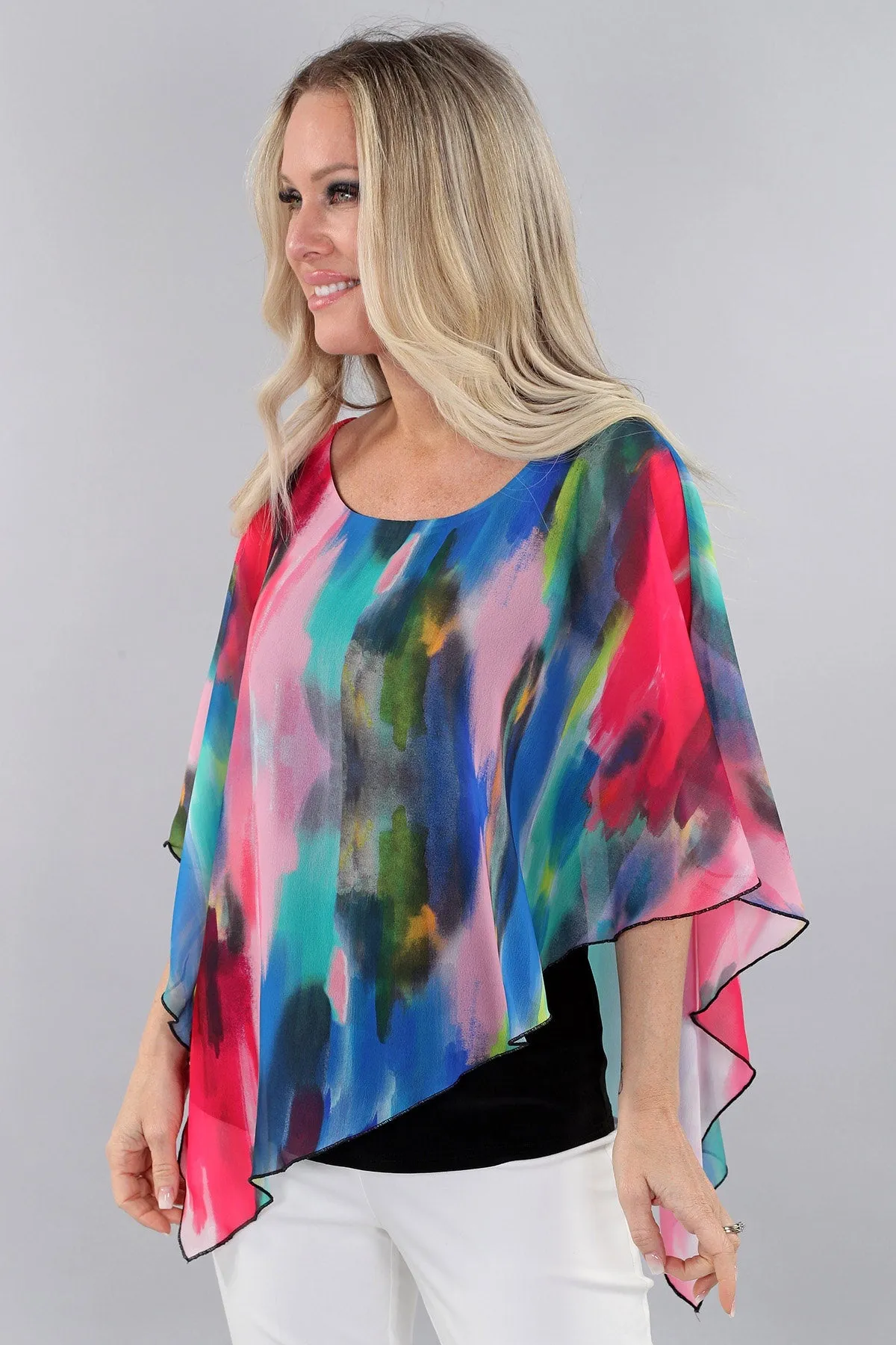 Chiffon Layered Top