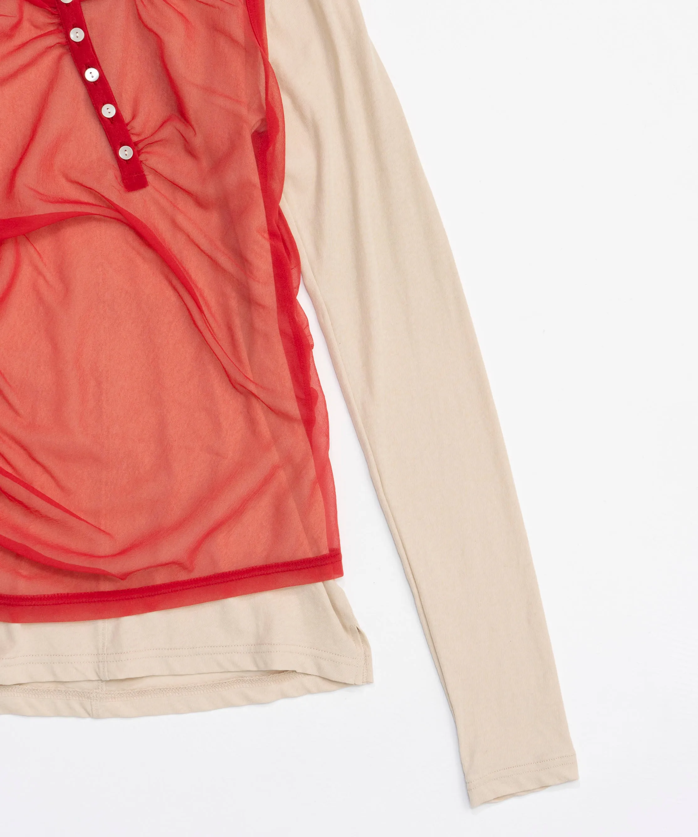 Henry Neck Tank Top Layered Tops