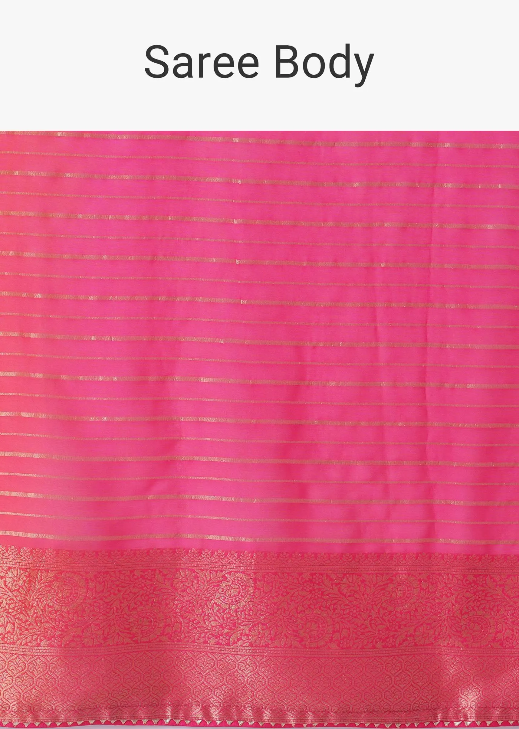 High-Risk Red Woven Ombre Saree In Organza