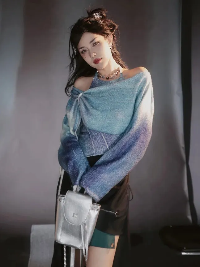 Marble Refreshing Gradation Layered Tops【s0000004027】