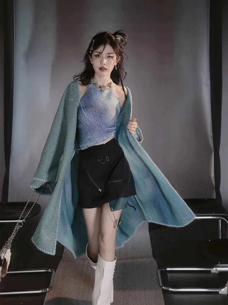 Marble Refreshing Gradation Layered Tops【s0000004027】