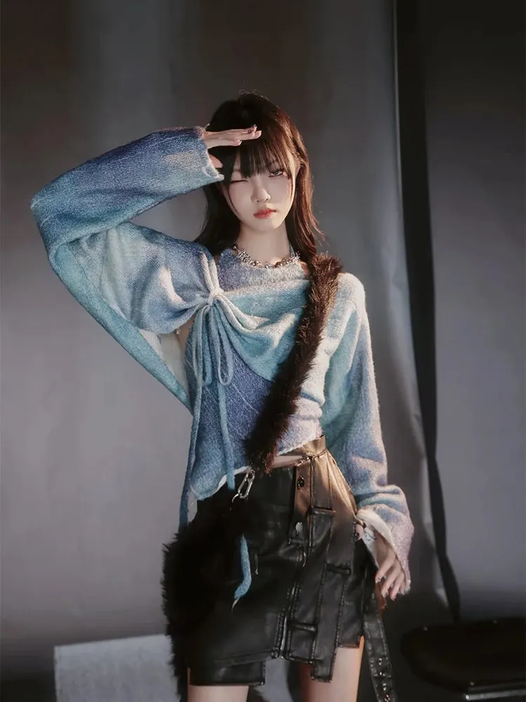 Marble Refreshing Gradation Layered Tops【s0000004027】