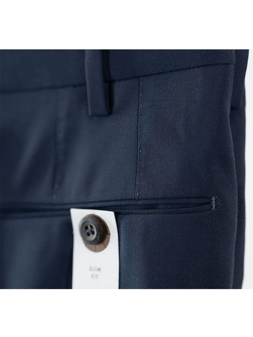 PT01 Travel Wool Performance Trousers in Cadet Blue