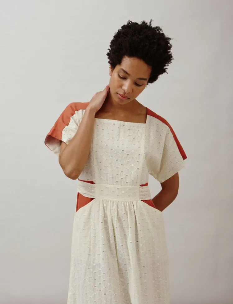 Sideline | Ayres Dress | Buttermilk Cutwork