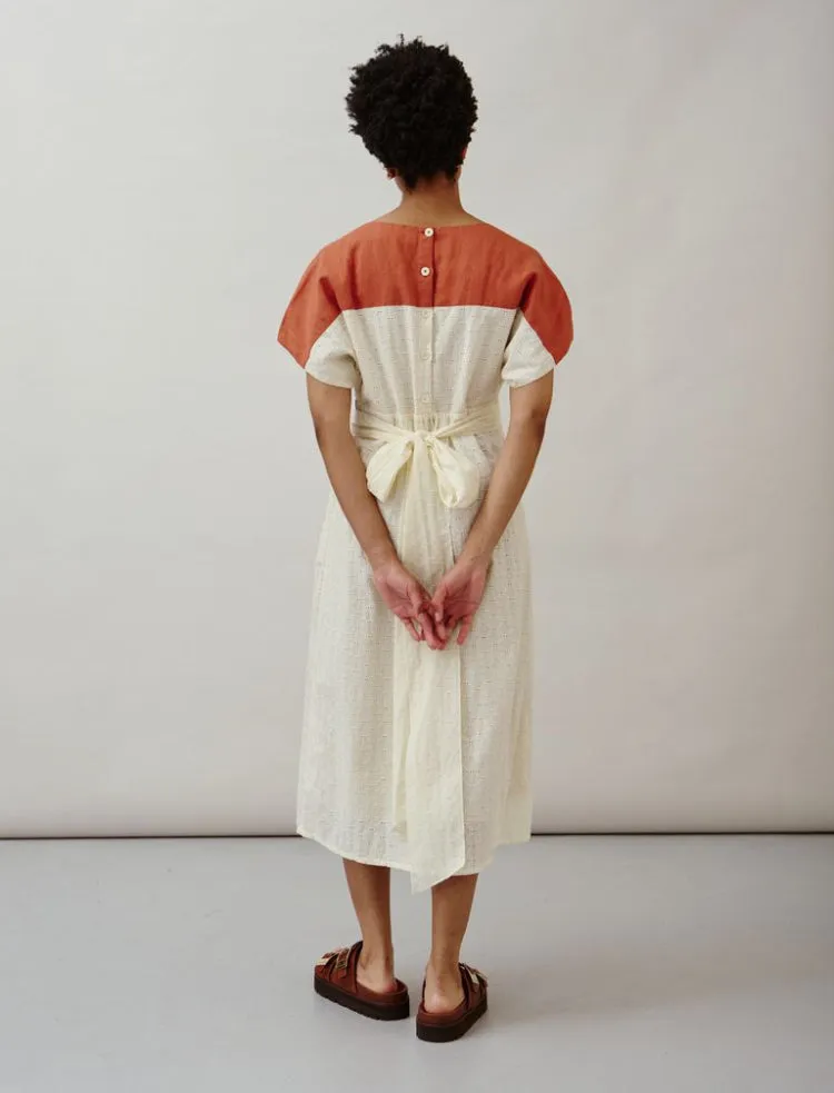 Sideline | Ayres Dress | Buttermilk Cutwork