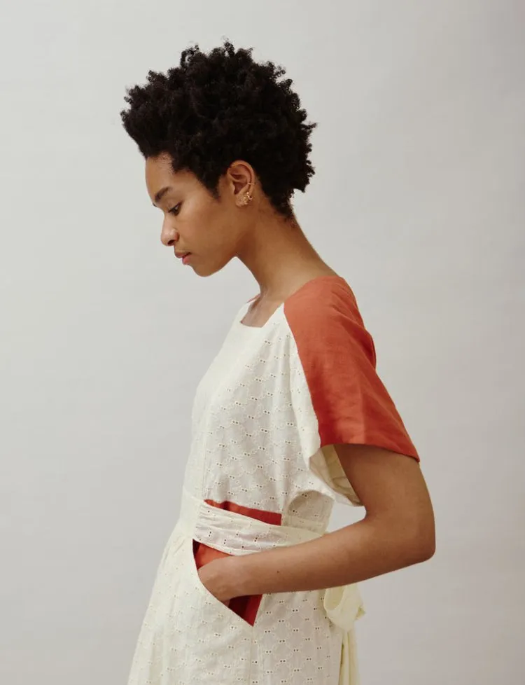 Sideline | Ayres Dress | Buttermilk Cutwork