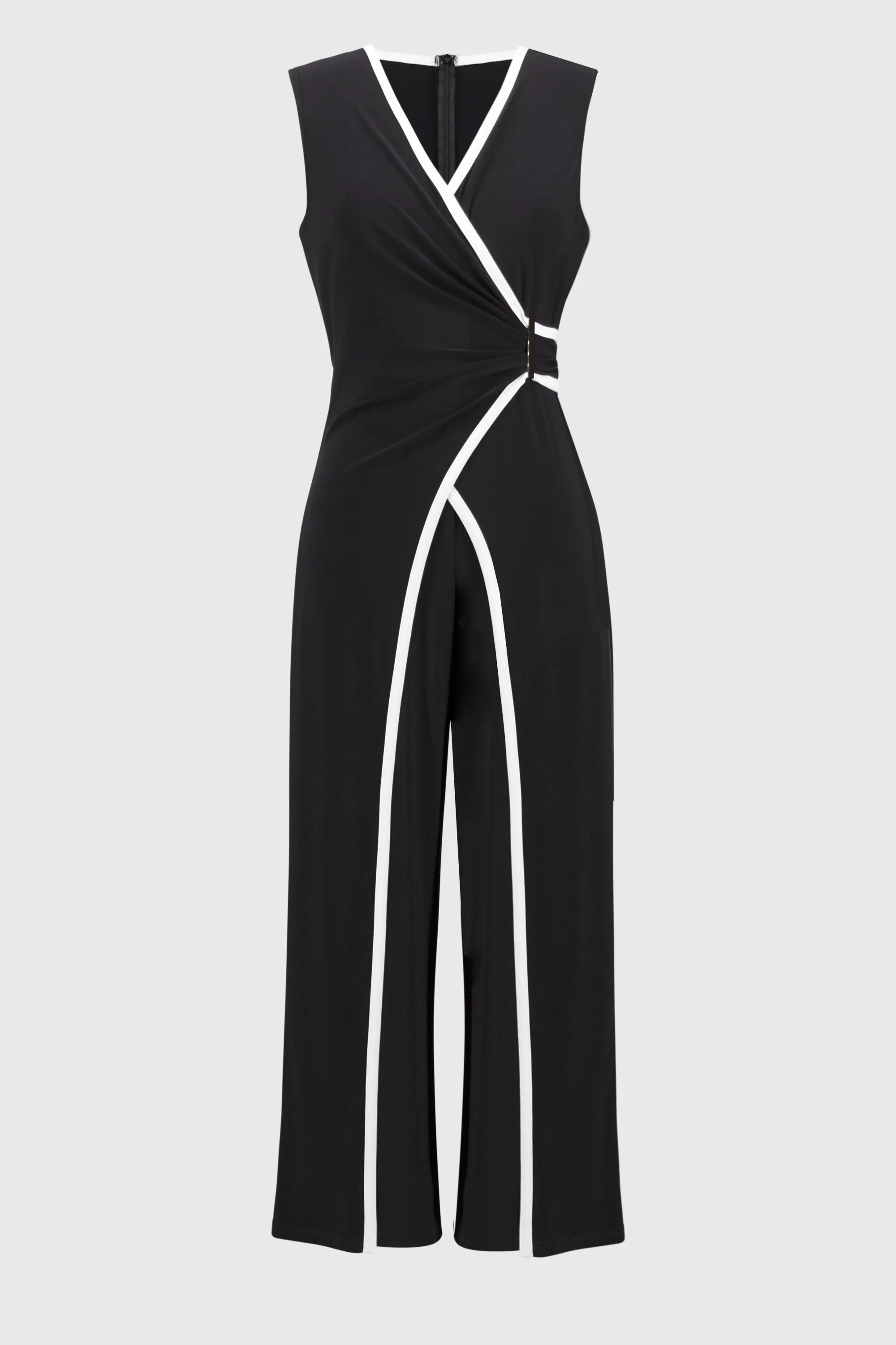 Silky Sleeveless Culotte Jumpsuit