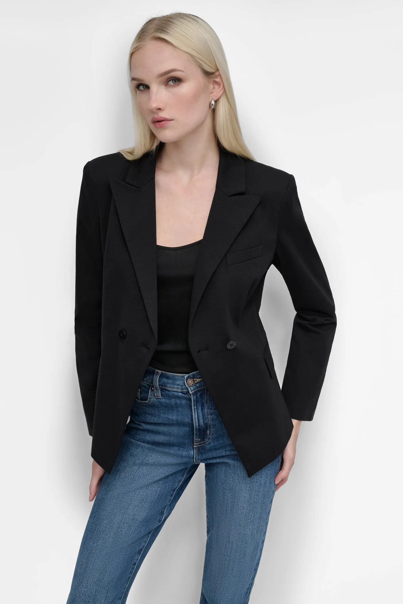 SINGLE BREASTED FITTED BLAZER