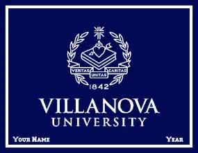 Villanova Seal  60" x 50"   Navy Base  Name and Year